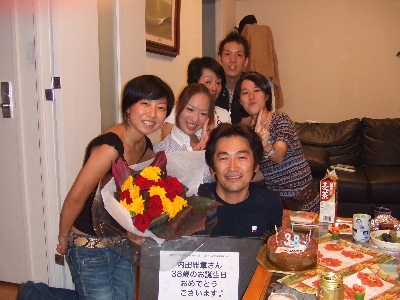 38歳、バースデーホームパーティ