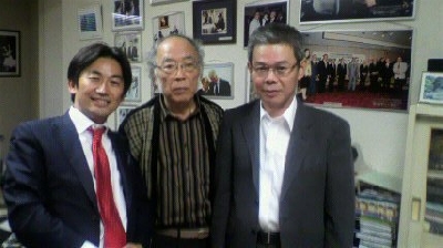 竹村健一さんと。